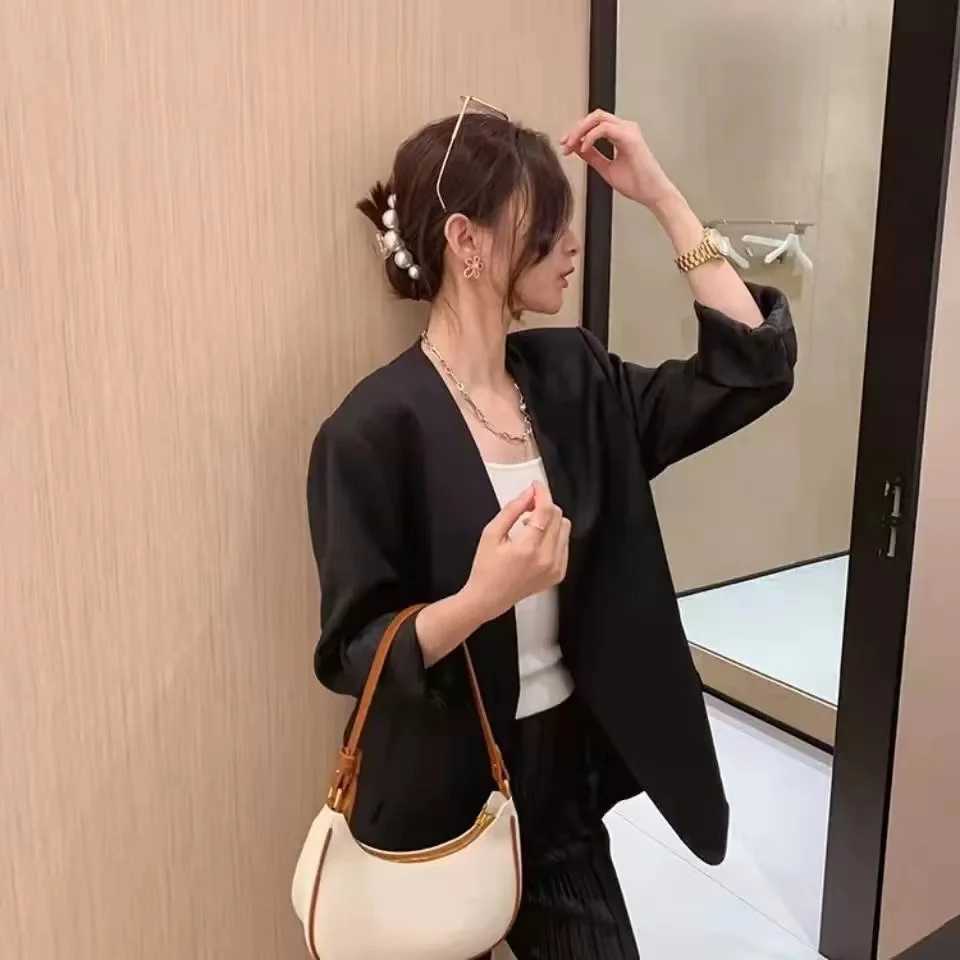 Vintage Dumpling Underarm Bag For Women PU Leather Shoulder Bag XJ250610