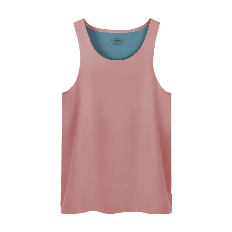 Summer Men Tank Tops Seamless Vest Mans Bodybuilding Undershirt Solid Slim Sleeveless Tshirts Male Tee Clothes Plus Size 250609