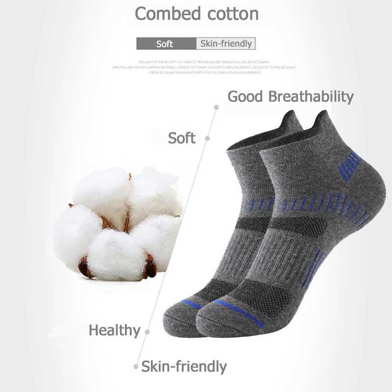 Urgot Plus Size EUR45-48 Spring Autumn Winter Men Sports Running Socks Protective Ankle Socks Breathable Deodorant Fitness Socks Z250610