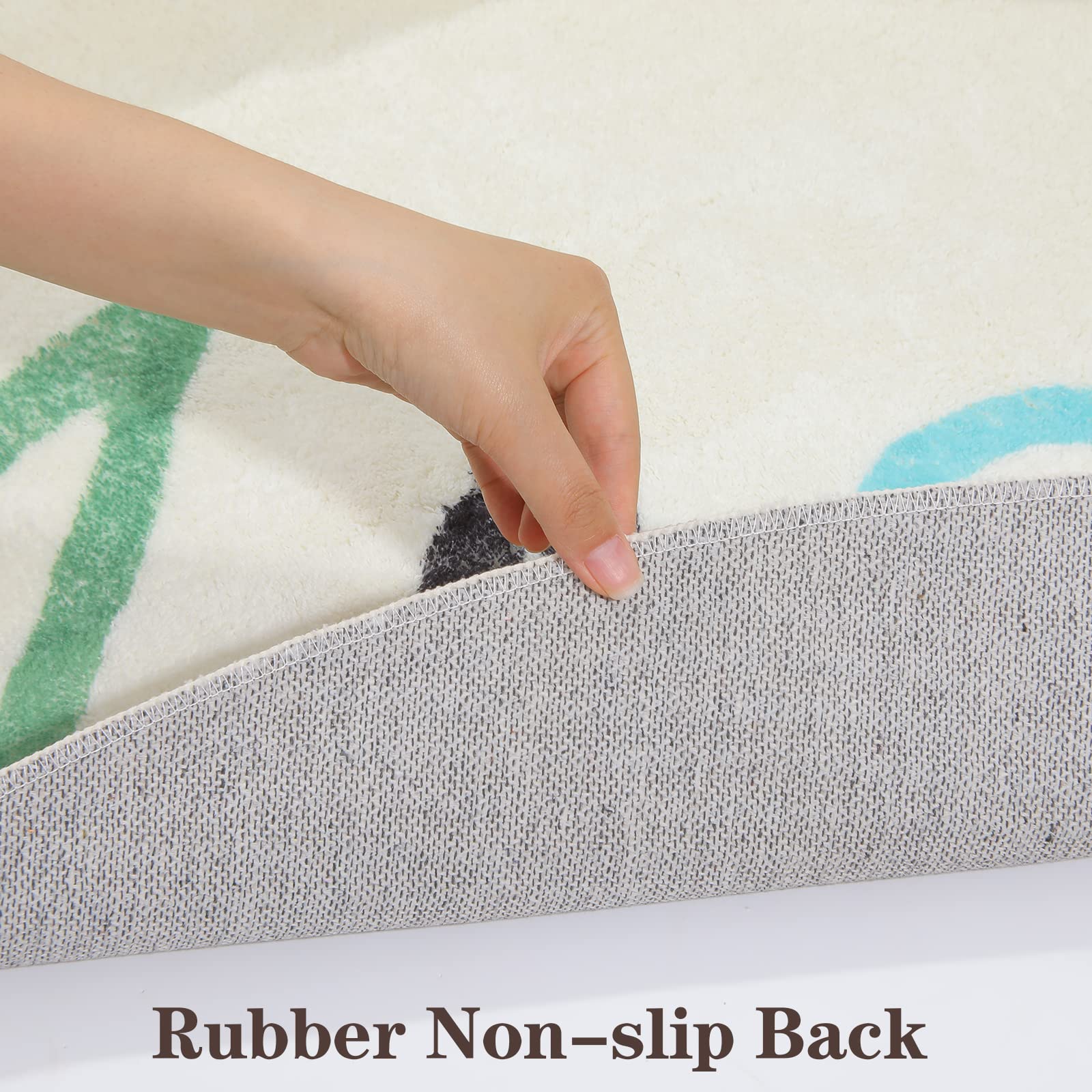 Home Decorative Area Rugs Versatile Bed Bathroom Study Lounge Flooring Protection Pads
