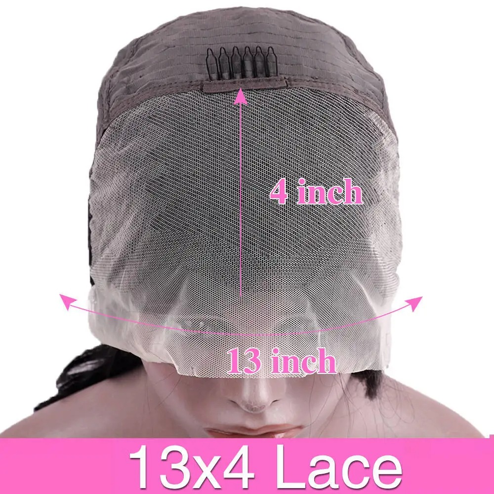 Bone Straight Bob Wig Closure Glueless Ready To Wear 13x4 HD Lace Front Human Hair Wigs 16 Inch For Women Synthetic