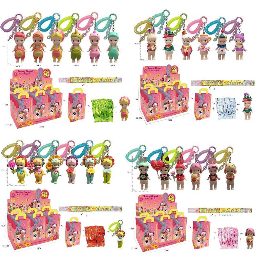 Sonny Angel Gift of Love Keychain Series Blind Box Toys Doll Cute Anime Action Figure Ornaments Figurines Dolls Desktop Gifts S25611