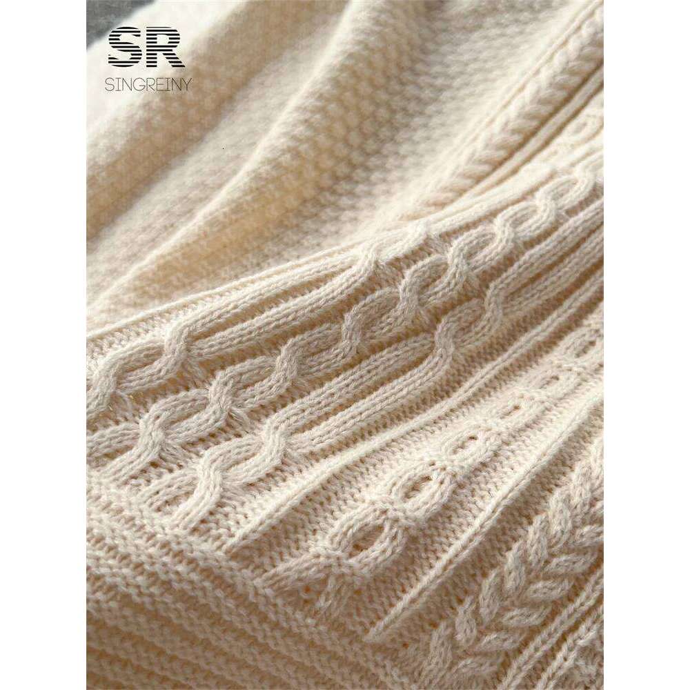 SINGREINY Loose Casual Knit Long Dress Women Solid Elastic Waist Lantern Sleeve O Neck Ladies Fashion Winter Sweater Dresses
