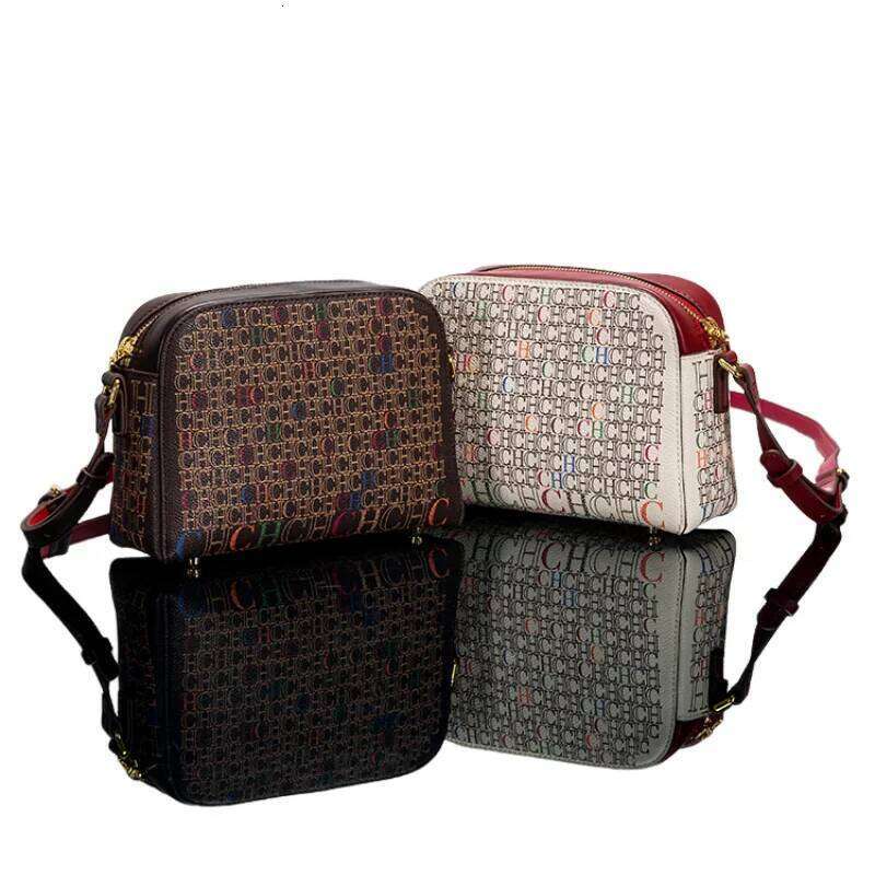 CH Monogram Print Crossbody Simple And Stylish Shoulder Large Capacity Multifunctional Women's Commuter Bag