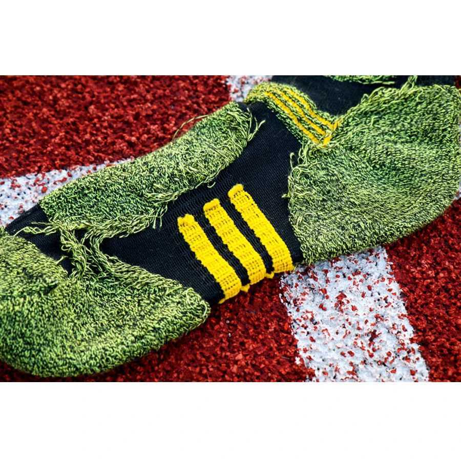 5 Pairs Sport Terry Crew Socks Coolmax Sweat-Absorbing Colorful Fitness Badminton Tennis Bike Running Compression Socks Z250610