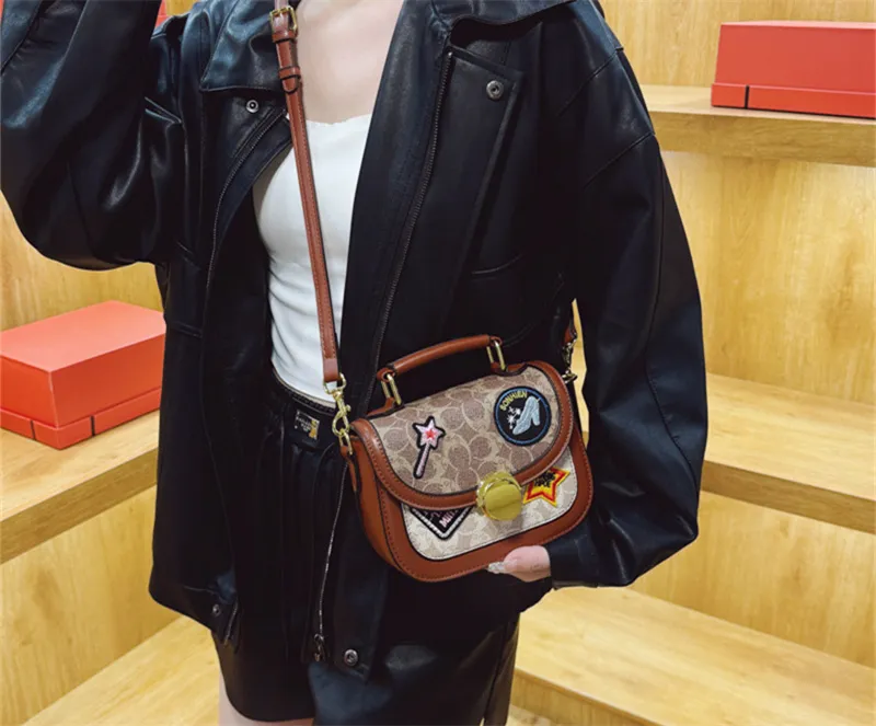 Shoulder Bag Crossbody Purse Designer New Shoulder Bag Small Square Premium Texture Printed Single Shoulder Crossbody Bag For Womens