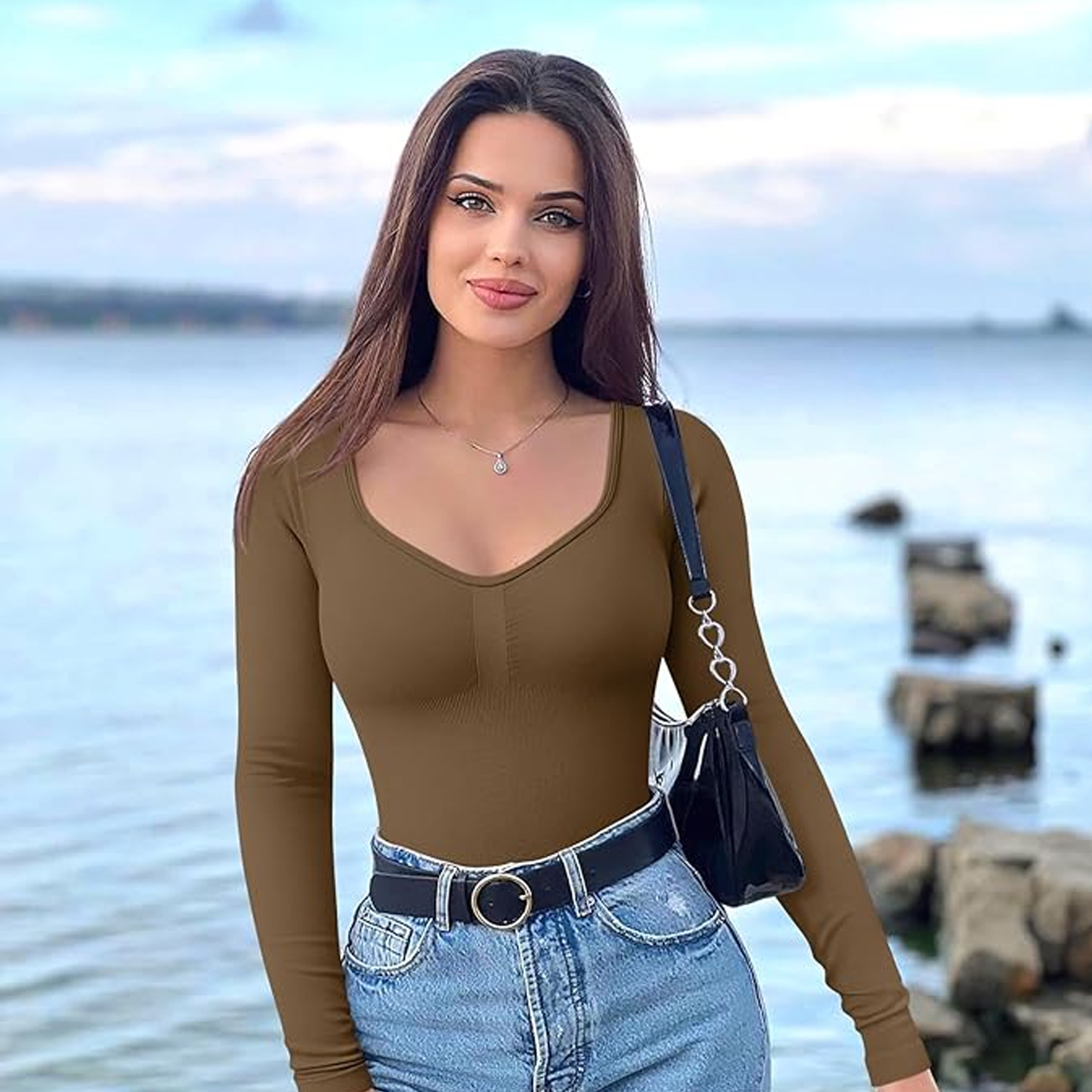 Tight One-piece Running with Chest Pads Sports Coveralls