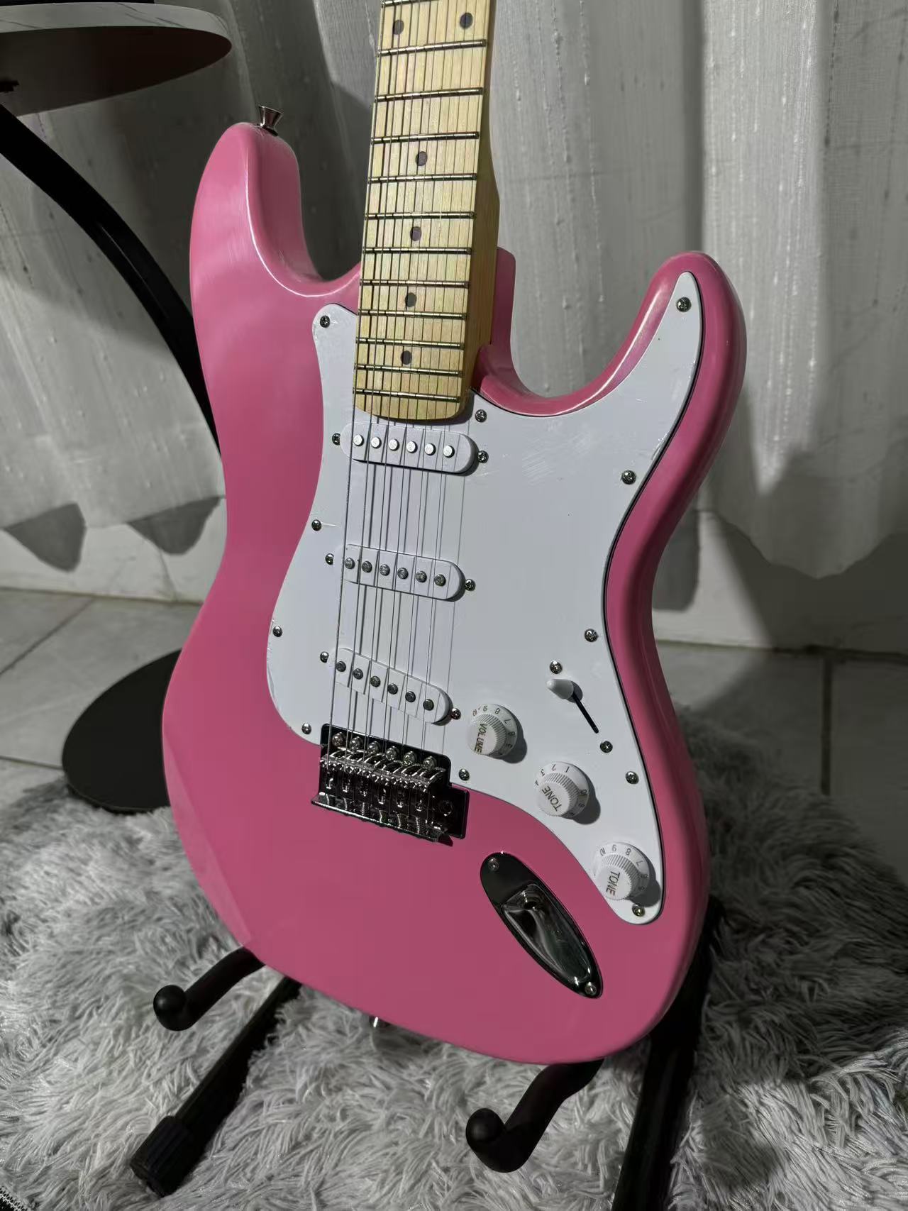 Basic Training Guitar with a Red Finish