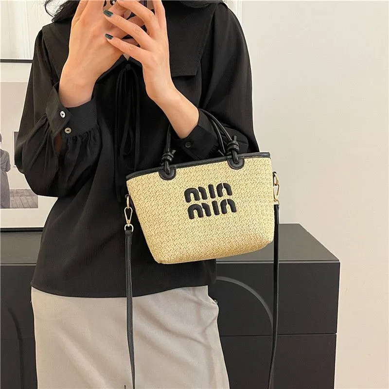 Tote bag designer bag handbag luxury shoulder bag crossbody beach bag ladies mini braided bag high quality versatile commuter bag
