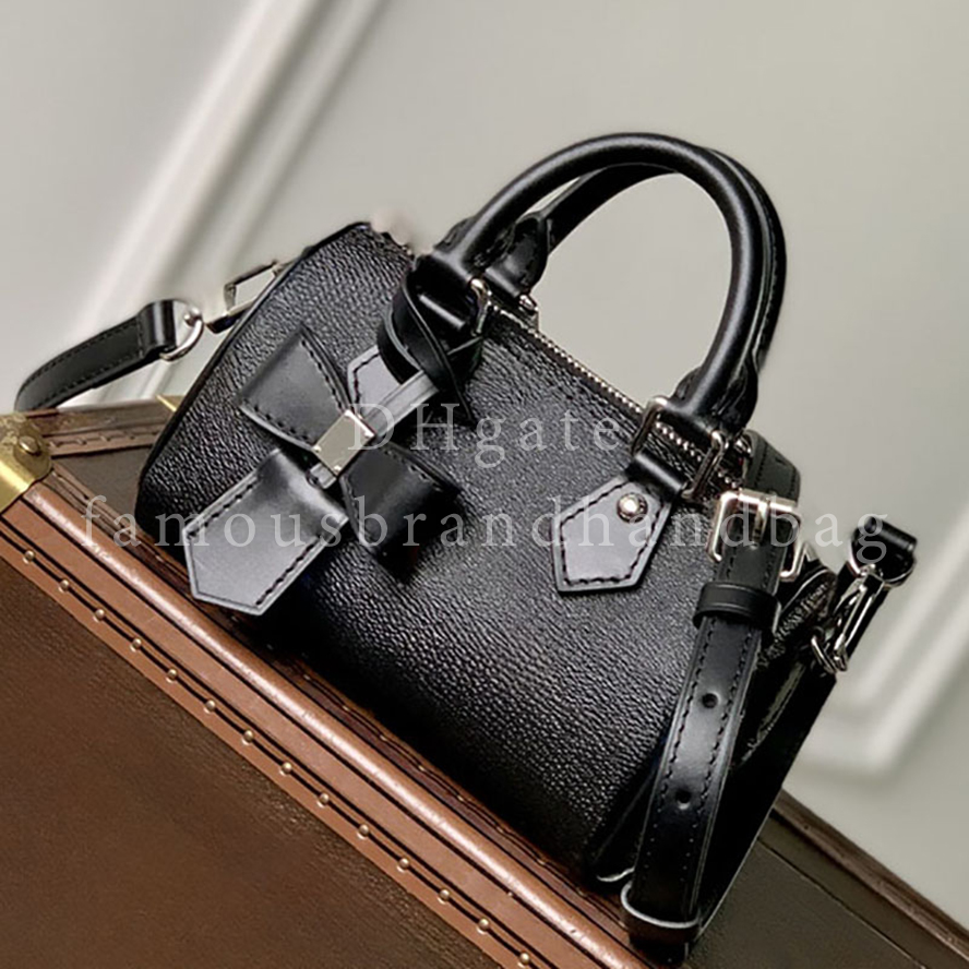 Exact Mirror Quality Nano Crossbody Bag 16CM Mini Boston Bag Women's Mini Handbag Designer Shoulder Bag With Gift Box LS01A1