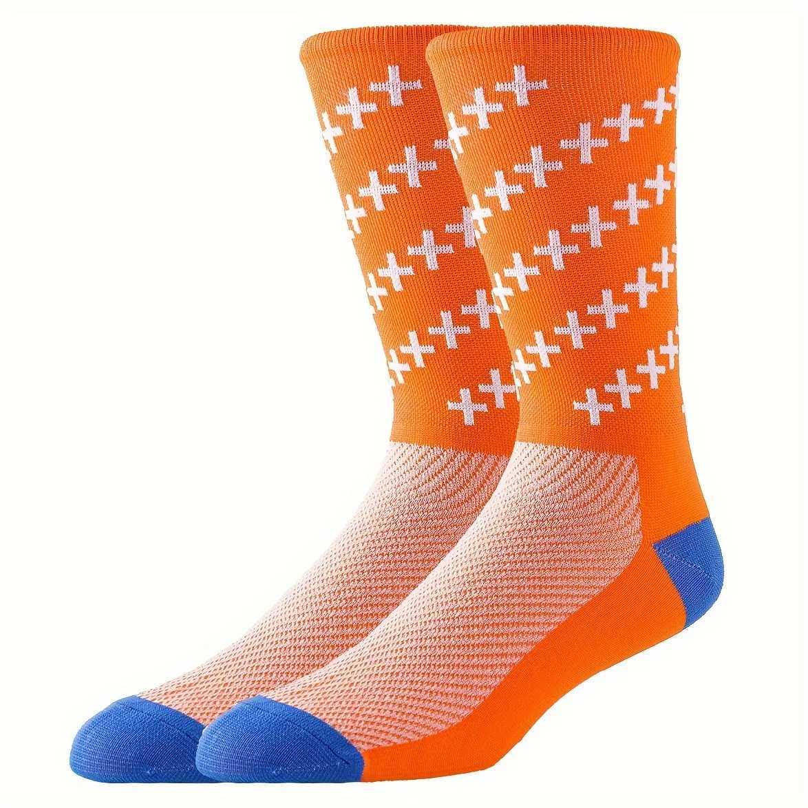 6Pairs Men Women Non Slip Sole Sport SOCKS for Basketball Baseball Soccer Cycling Tennis Z250610
