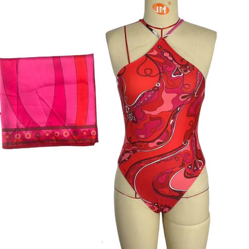 2025 Fashion Scarf Swimsuits Design Bikini Set Sexy Beach Swimwear