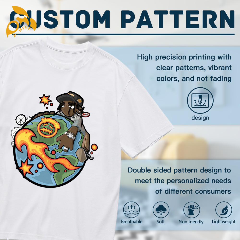 Designer Oversize Customized Summer Men's Women's shirt Short Sleeve Round neck outdoor breathable Shipping From US