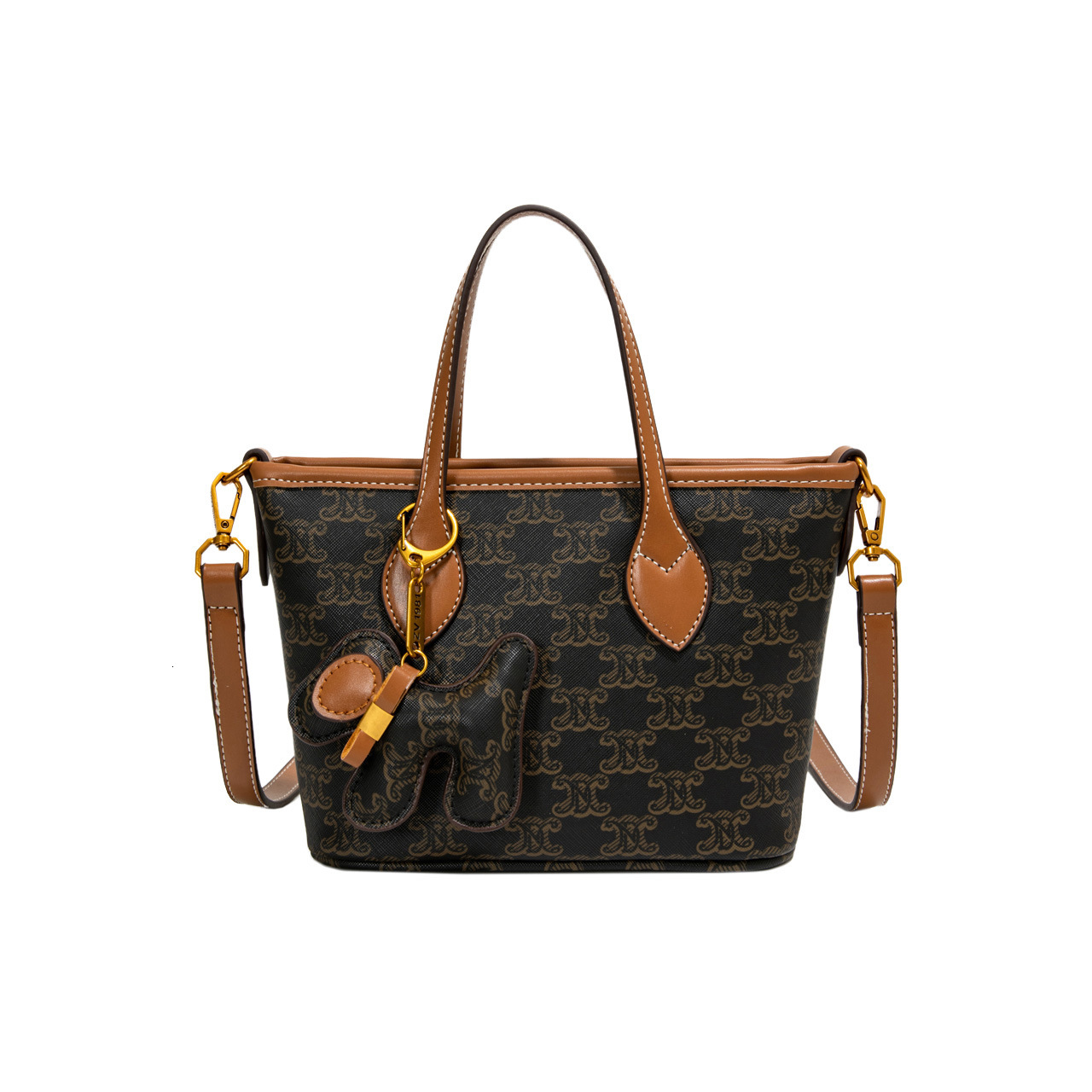 Free shipping designer Bags Old Flower Bag Retro Print 2025 New Basket Bag Textured Shoulder Bag Simple Niche Crossbody Bag Women Bag