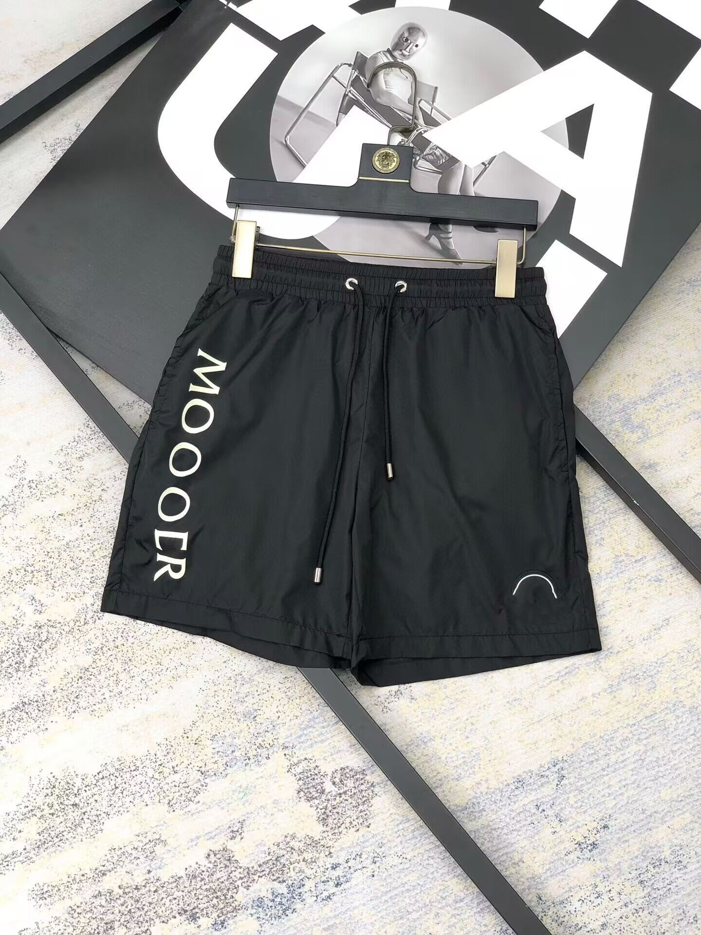Men's Shorts Designer Shorts Men's Swimming Shorts Summer Slim Welfare Line Printing Letters Casual Trend Quick Dry Shorts Fashion Asian Size