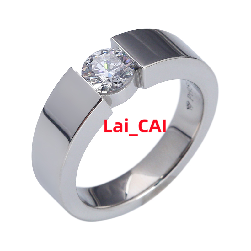 Classic 925 Sterling Silver Lab Diamond Engagement Ring Designer Moissanite Promise Wedding Proposal for Women Ladies