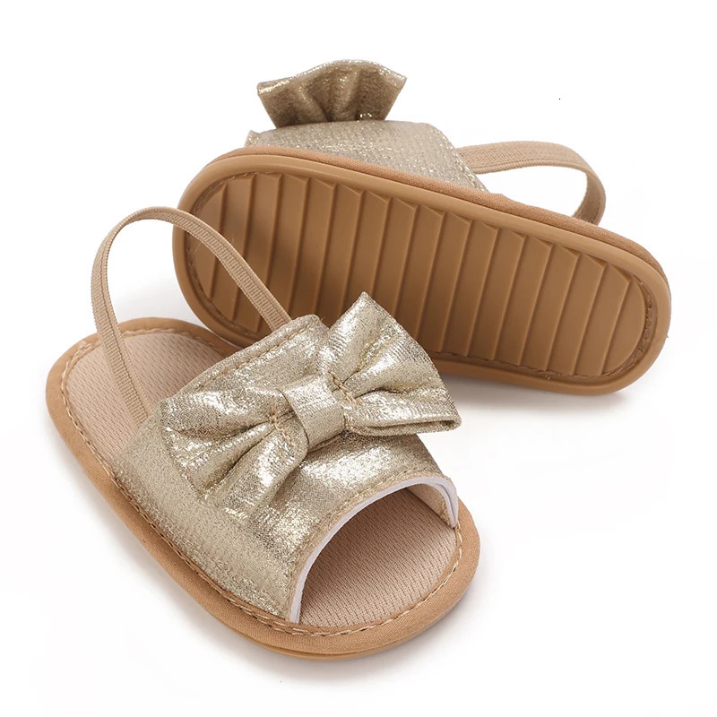 Summer Infant Baby Girls Sandals Cute Toddler Shoes Big Bow Princess Casual Single Shoes Baby Girls Shoes 0-18M 250611