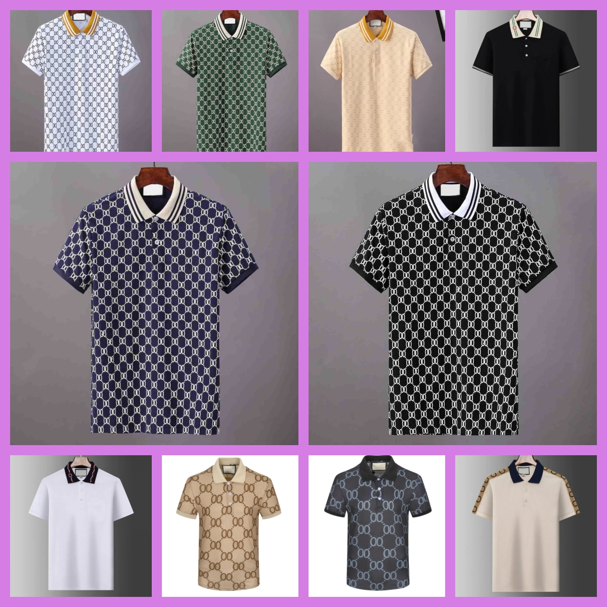 2025 mens Polo Stylist Shirts Summer Italy Designer Men Clothes Short Sleeve Fi Polo Casual T Shirts Multiple Colors Available Plus Size M-3XL