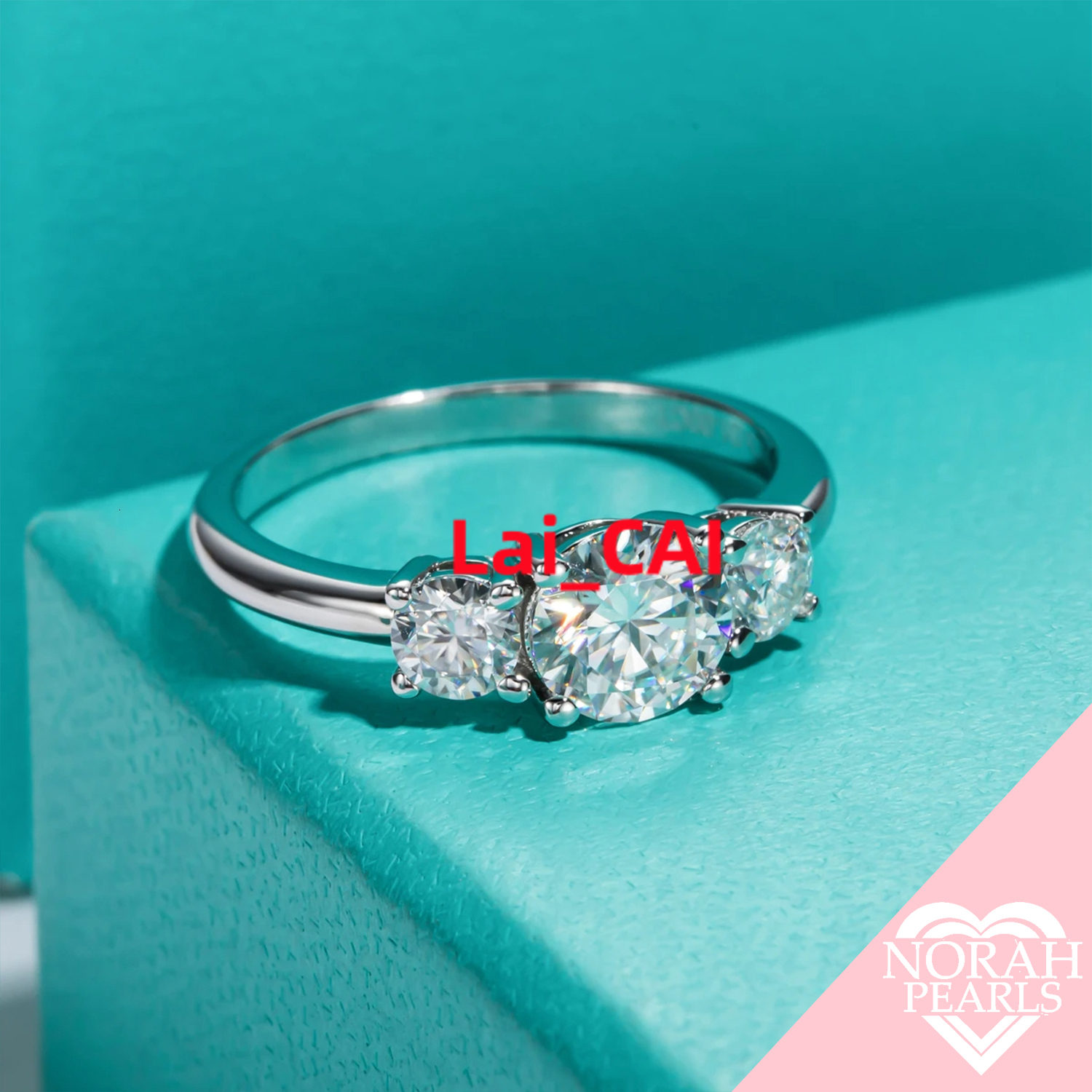 1.6ct Moissanite Engagement Ring - D Color 925 Sterling Silver Promise Wedding Ring for Women - Fine Jewelry Wholesale