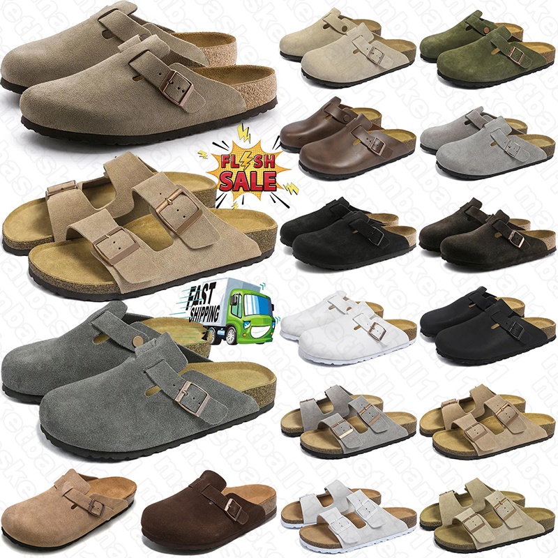 Free Shipping brikenstocks Designer berkinstocks sandals slides clog clogs heels slippers shoes mens famous womens black Boston sandal Arizona mules Flip Flops