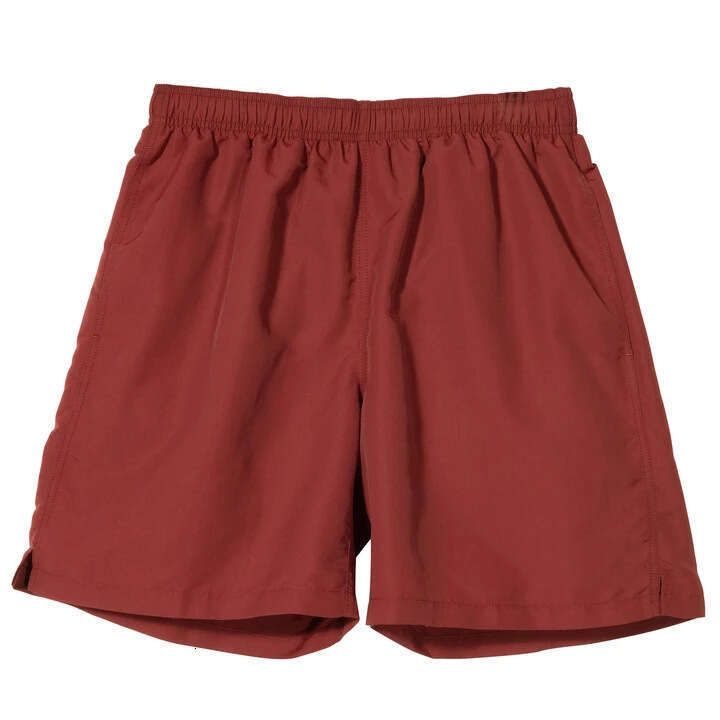 New Summer Trendy Sports Casual For Men Running Thin Polyester Skateboard Gym Workout Three-Quarter Shorts B5