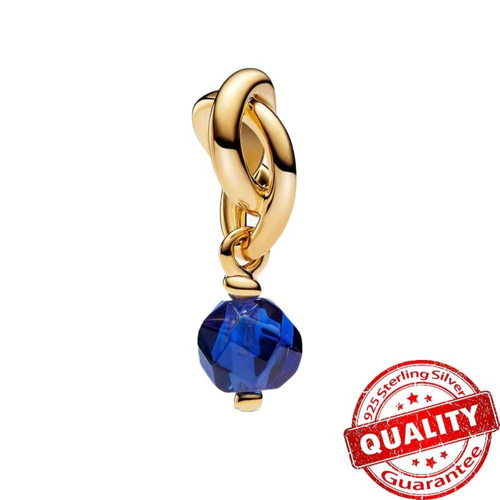 Classic 925 Sterling Silver 12 Month Birthstone Eternity Circle Dangle Charm Fits Original Bracelet For Family Birthday Gift XJ250611