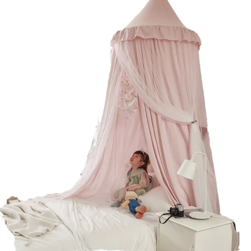 Bed Curtain Mosquito Net Integrated Doublelayer Dome Blackout Household Childrens Tent 15 Meters 250604z