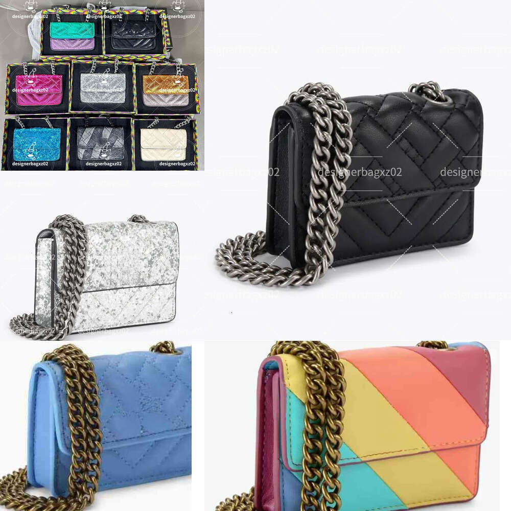 Mini Kurt Gegier Bag Eaglehead Designer Kurt Gegiered Eagle Head London Bag Embroidered Block Shiny Card Holder Shoulder Crossbody Chain Michael Khor Bag