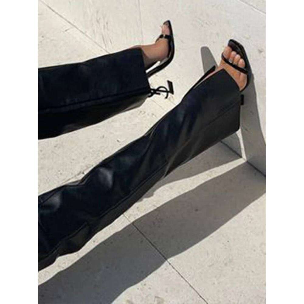 Cryptographic Fashion PU Faux Leather High Rise Skinny Straight Pants for Women Streetwear Bottom Club Party Goth Pant Trousers