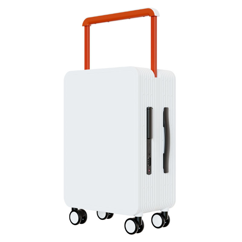 Color high value suitcase universal wheel mute wide luggage case 24 inch TSA password box suitcase.
