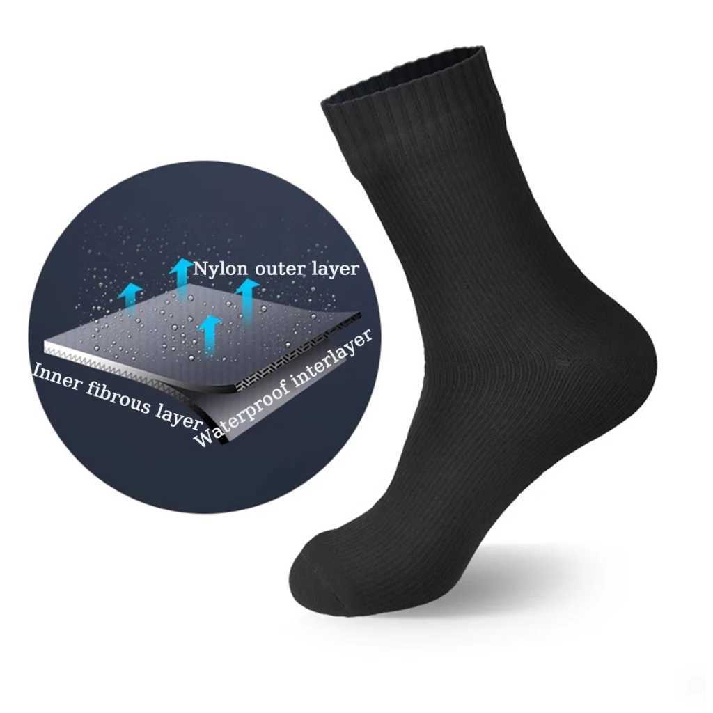 Waterproof Socks Outdoor Sports Hiking Wading Camping Trekking Winter Skiing Sock Warm Breathable Waterproof Socks Z250610