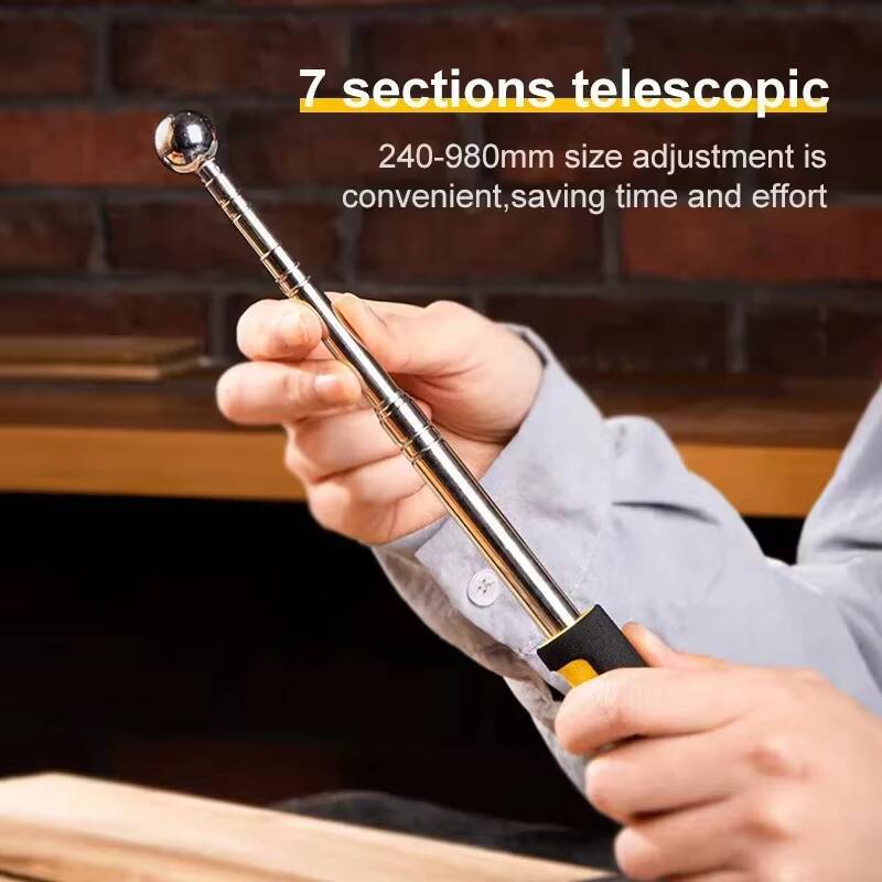 115/160Cm Multifunction Telescopic Self Defense Hammers Empty Drum Hammer Rod Inspection Room Tools Metel Test