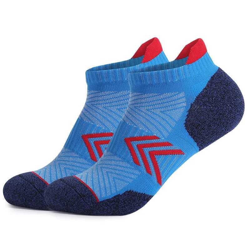 High quality Thickened Mens Socks Breathable Invisible Short Socks Casual Combed Cotton Sports Running Boat Socks for All-Day Z250610