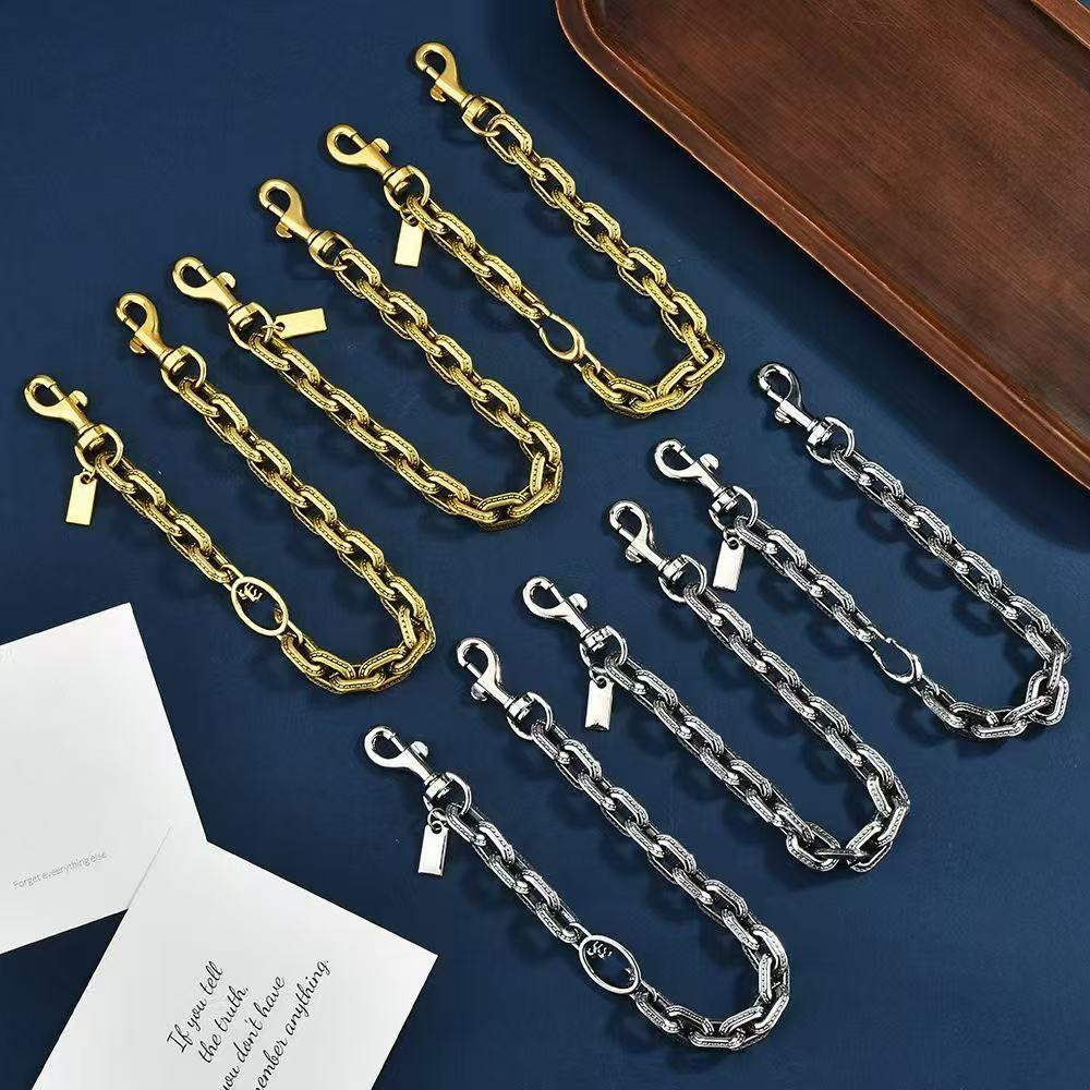 Crystal cherry designer keychain wallet Bag charm co ch carriage Motif Chain Bag keychain wallet luxury keyring bag Chain handbag pendant decoration key chain women