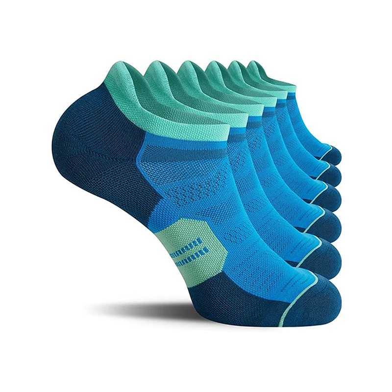 10 Pairs EUR38-44 Women Men Ankle Socks Summer Mesh Sports Socks Running Low Cut Slipper Socks High Quality Cotton Z250610