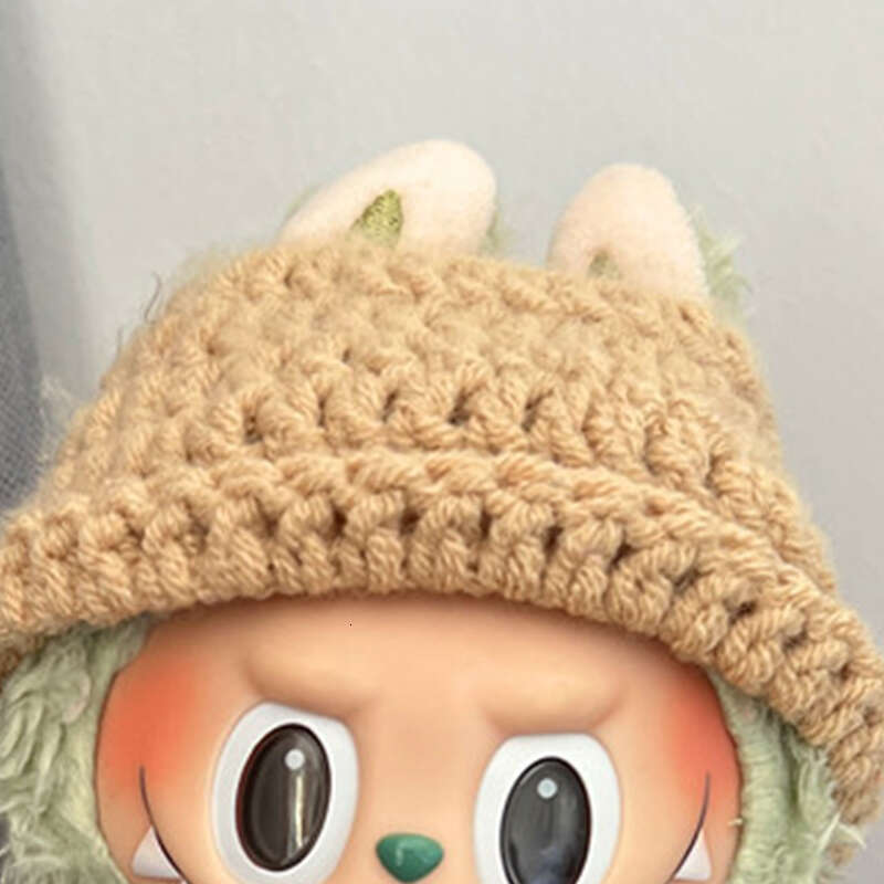 DHgargets First and Second Generation Labubu Blind Box aron Enamel Doll Hanging Party Sitting Baby Clothes