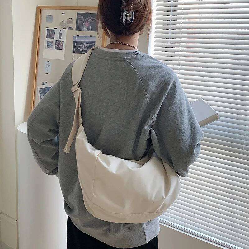 New Fashion Summer Large Capacity Casual Women Korean Style Hobos Youth Crossbody Shoulder Bag