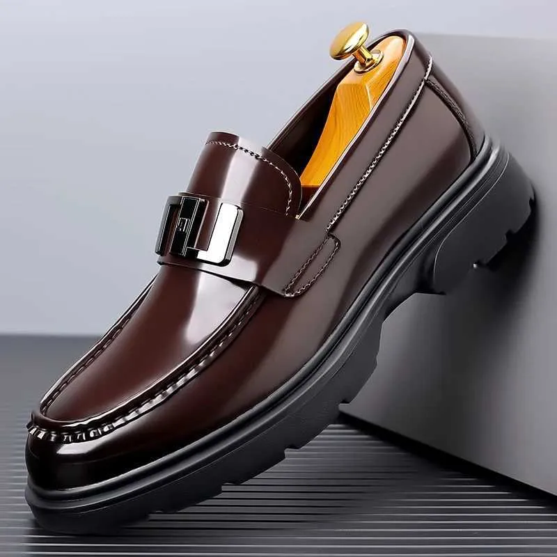 Mens Italian New Casual Brand Designer Dress For Men Formal Shoes High-End Walking Loafers Driving Mocassins Y241121