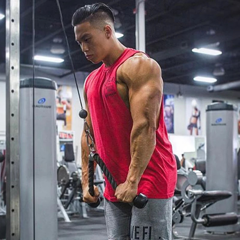 Mens Cotton Bodybuilding Undershirt Tank Tops Gym Fitness Sleeveless Shirt Male Singlet Summer Clothing Casual Basketball Vest 250609