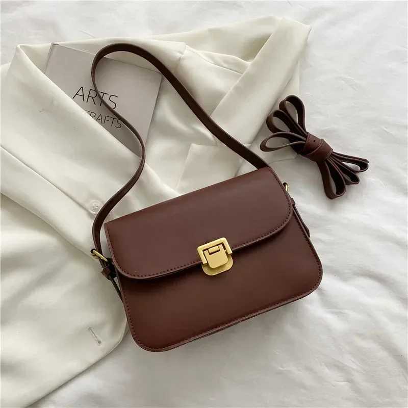 New Womens Shoulder Bag Handbag Messenger Bag Preppy Style Female Vintage Envelope Bag High Quality Briefcase XJ250610