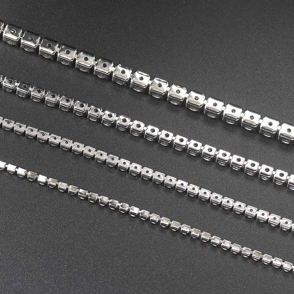 2.5mm CZ Crystal Rose Gold Color Tennis Bracelet for Women Luxury Colorful Optional Fashion Jewelry KC128XJ250707