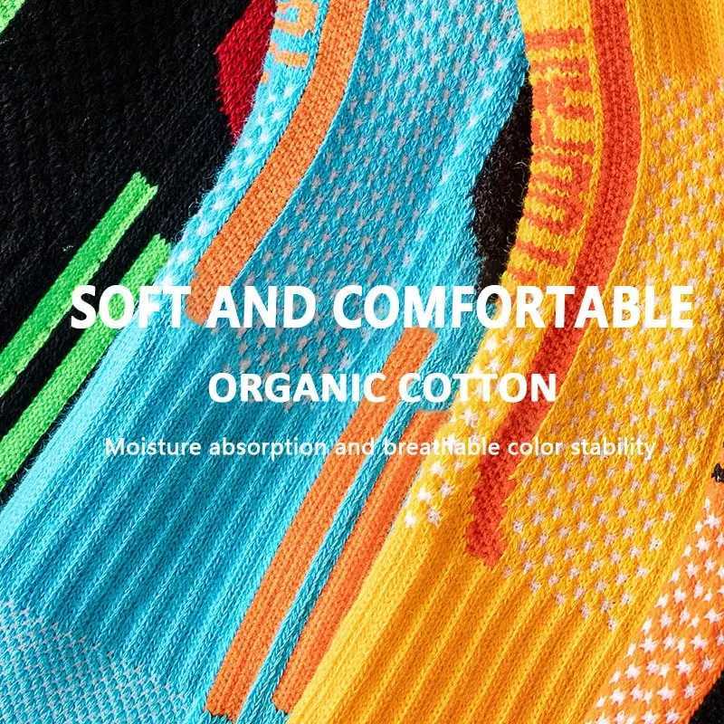 3 Pairs Men Sport Running Socks Outdoor Cycling Socks Breathable Cotton Men Basketball Socks Camping Fitness No Show Gym Socks Z250610