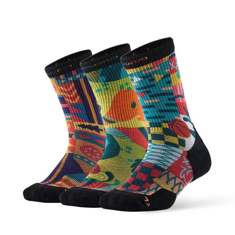 3 Pairs ZEALWOOD Athletic Running Socks Mens Womens Merino Wool Anti-blister Cushion Socks Hiking Environmental Protection Z250610