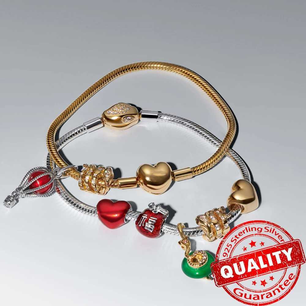 Romantic Heart Full of Hearts Dangle Charm Sparkling Rose in Bloom Beads For 925 Sterling Silver Valentines Day Necklace GiftXJ250611