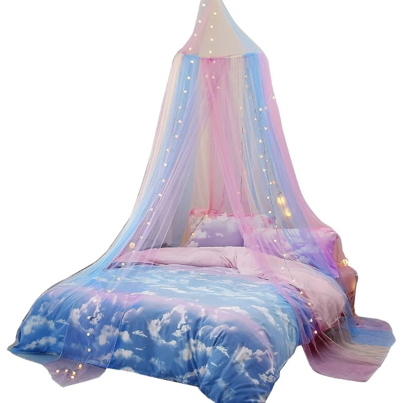 Stylish Bed Net for Girls Large Rainbows Bedroom Create a Magical Perfect Decoration Travel A2UB 250604z