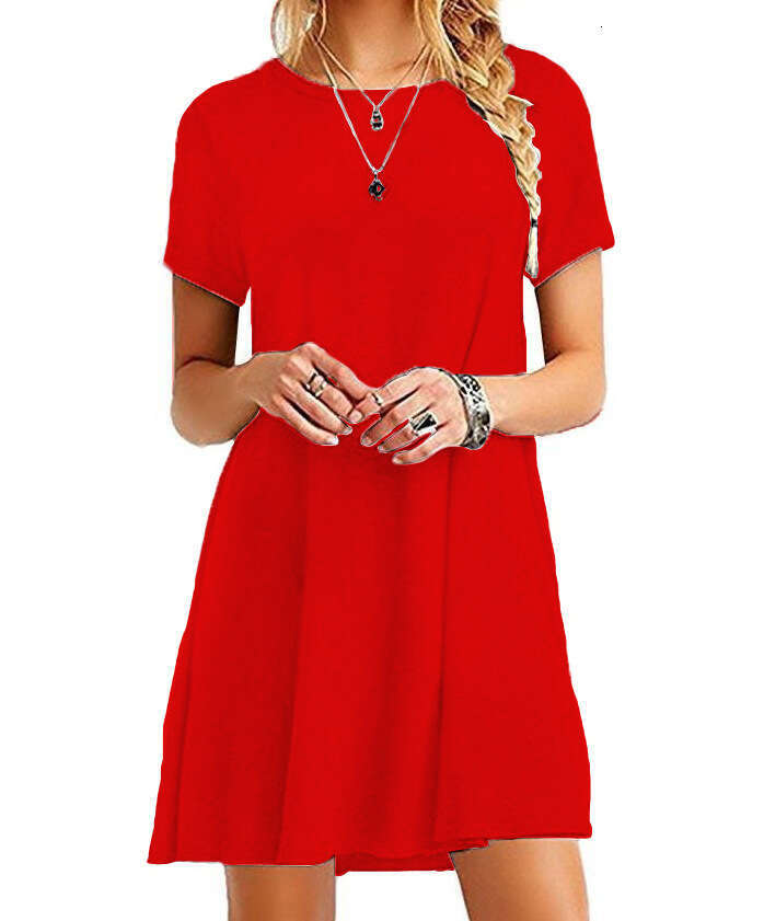 Short Sleeve Dress Women's New Fashion B5