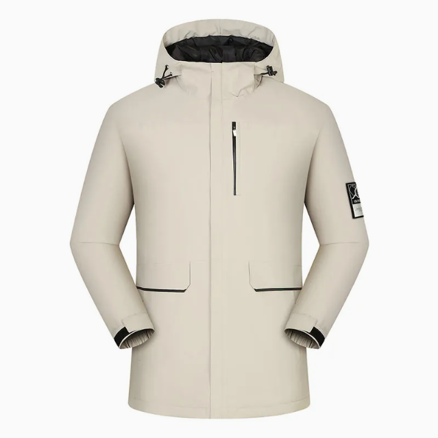 Men's Fashion Mountaineer #QB49 Jacket - Durable Windproof Outerwear for Hiking & Cycling Activities