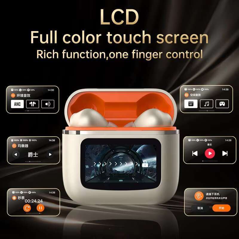 DHGadgets Color Screen Earphones, Used for Adjusting Wireless Bluetooth Smart Earbuds, Featuring ANC and Long Battery Life