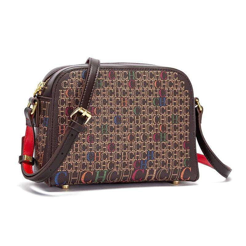 CH Monogram Print Crossbody Simple And Stylish Shoulder Large Capacity Multifunctional Women's Commuter Bag