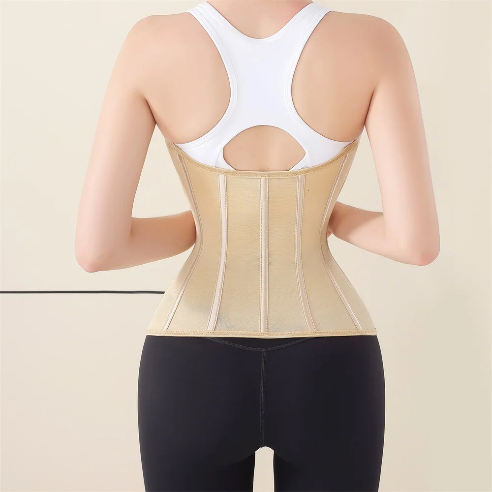 Women Body Shaper Tummy Control Slimming Waist Underwear U shape Zipper Shapewear 250610